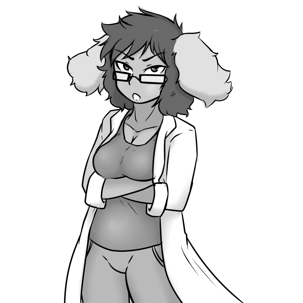 ebuncha drawings I have commissioned of my OC Dr. Nsaria Isabella Chandra. She is