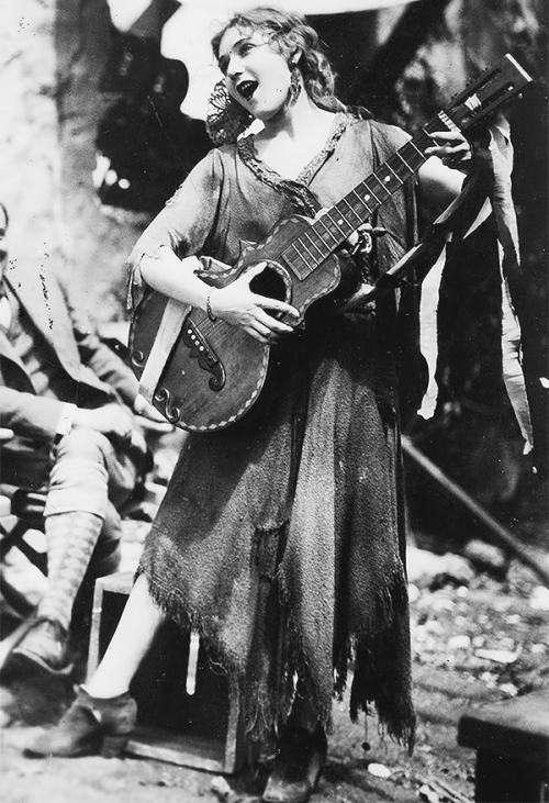 Mary Pickford on the set of Rosita (1923)