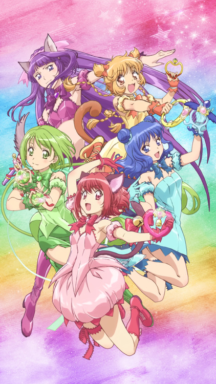 sailormnemosyne: Tokyo Mew Mew 2021 mobile wallpaper set!!Two Bonus wallpapers with 2020-21 Mia Ikum