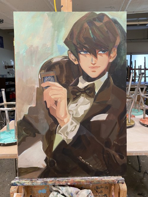 azolitmin:painted kaiba, it was painful but worth it in the end!