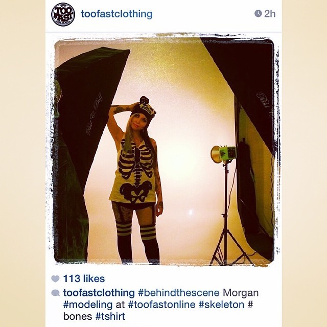 ilymorgannn:  I guess you could say I love my job. #model 💁 