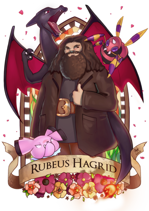 Pottermon: Rubeus HagridHe has:Snubbull as a nod to Fang, and it also kinda makes me think of his pi