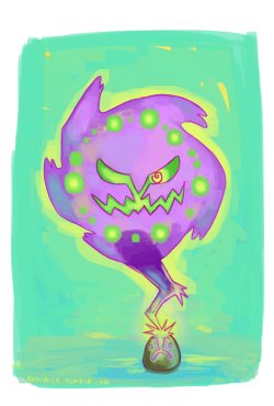 kasumicr:  Pokeddexy Challenge day 2. Favorite Dark Type: Spiritomb. 