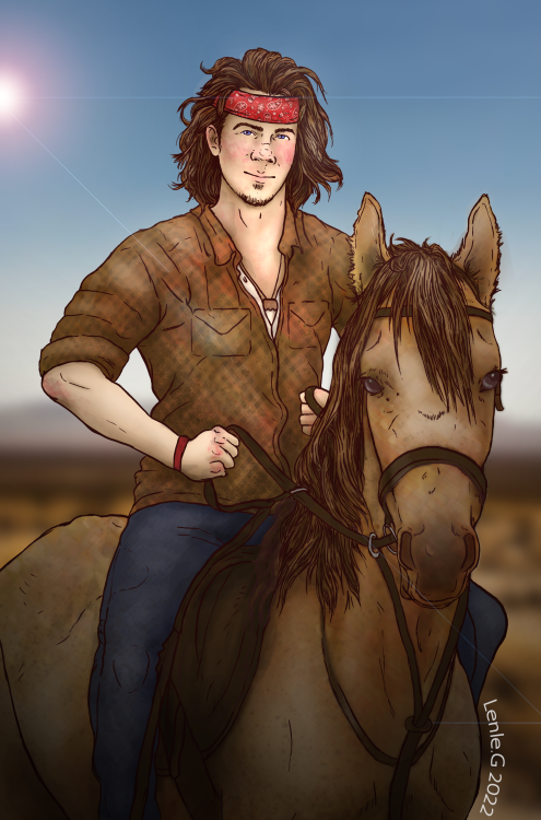 lenle-g: Eliot on a horse was all i needed in life ok thankyou 