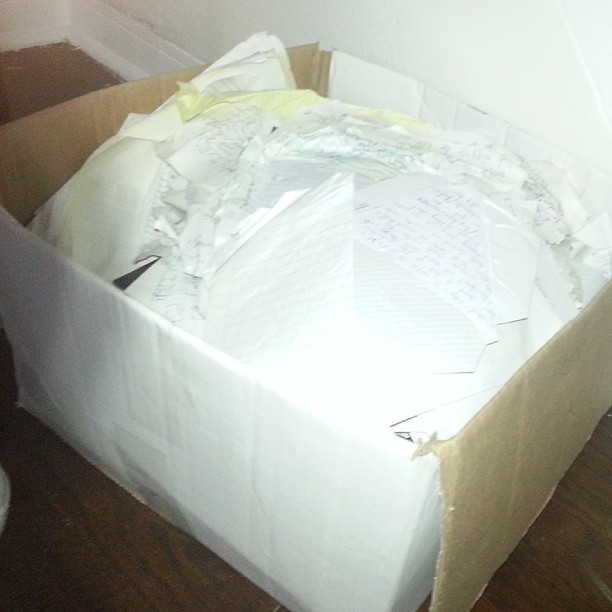 Big ass box of throwaway raps. Might lay some classics down. #WhaChuSayin #iDex