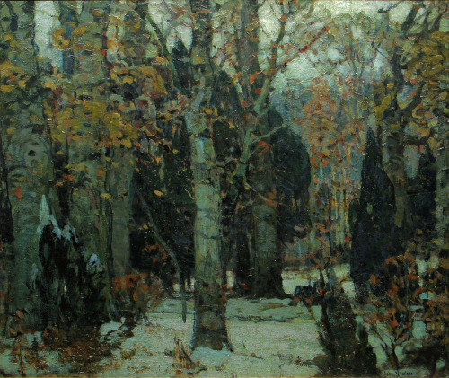 JOHN FABIAN CARLSONDecember WoodsOil on Canvas25.25″ x 30.25