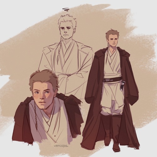 Obligatory Obi-wan Doodles Bc I Watched Tpm At The Theatre Yesterday!!!