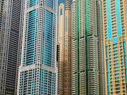 hueandeyephotography:  Skyscrapers, Dubai, UAE 