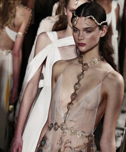 runwayandbeauty:  Finale at Valentino Spring/Summer