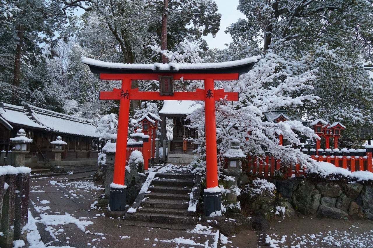 chitaka45:  京都 今宮神社 ❄️雪景色❄️2019.1.27 kyoto imamiyajinja
