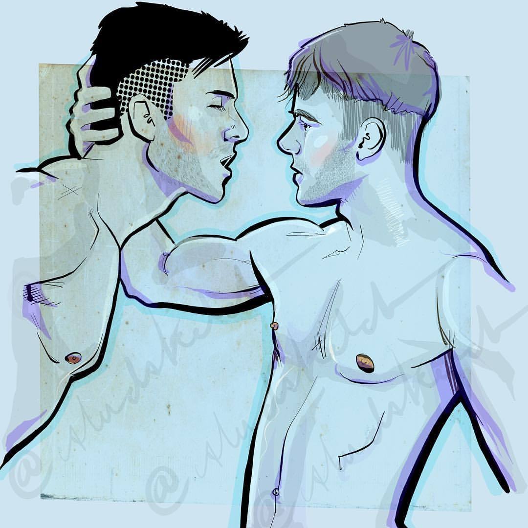 Hairy Gay Art and Cartoons