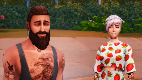 My favorite legacy couple in The Sims 4 ❤ Nikita and Salim Benali. 