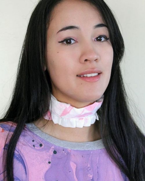 Feeling pretty proud of this #diy similar to #asos ruffle choker #doityourself #fblogging #fblog #fb