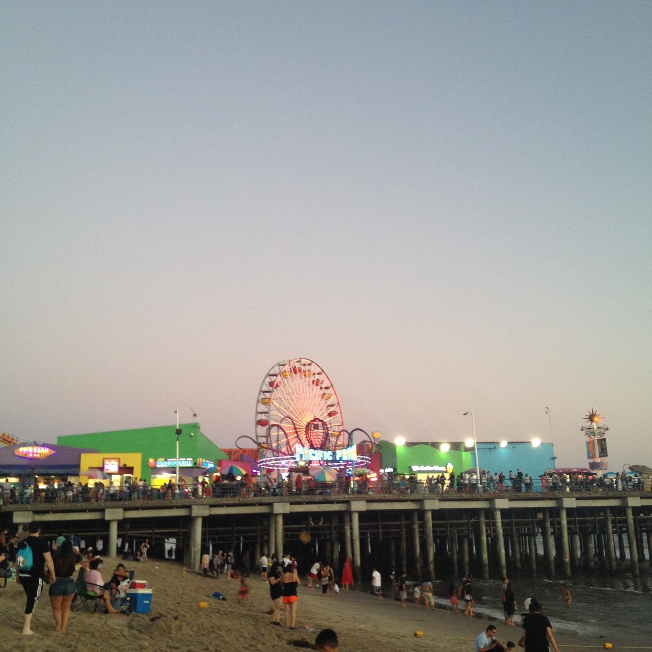 From our adventure at Santa Monica Pier last Saturday (8/16/2014).