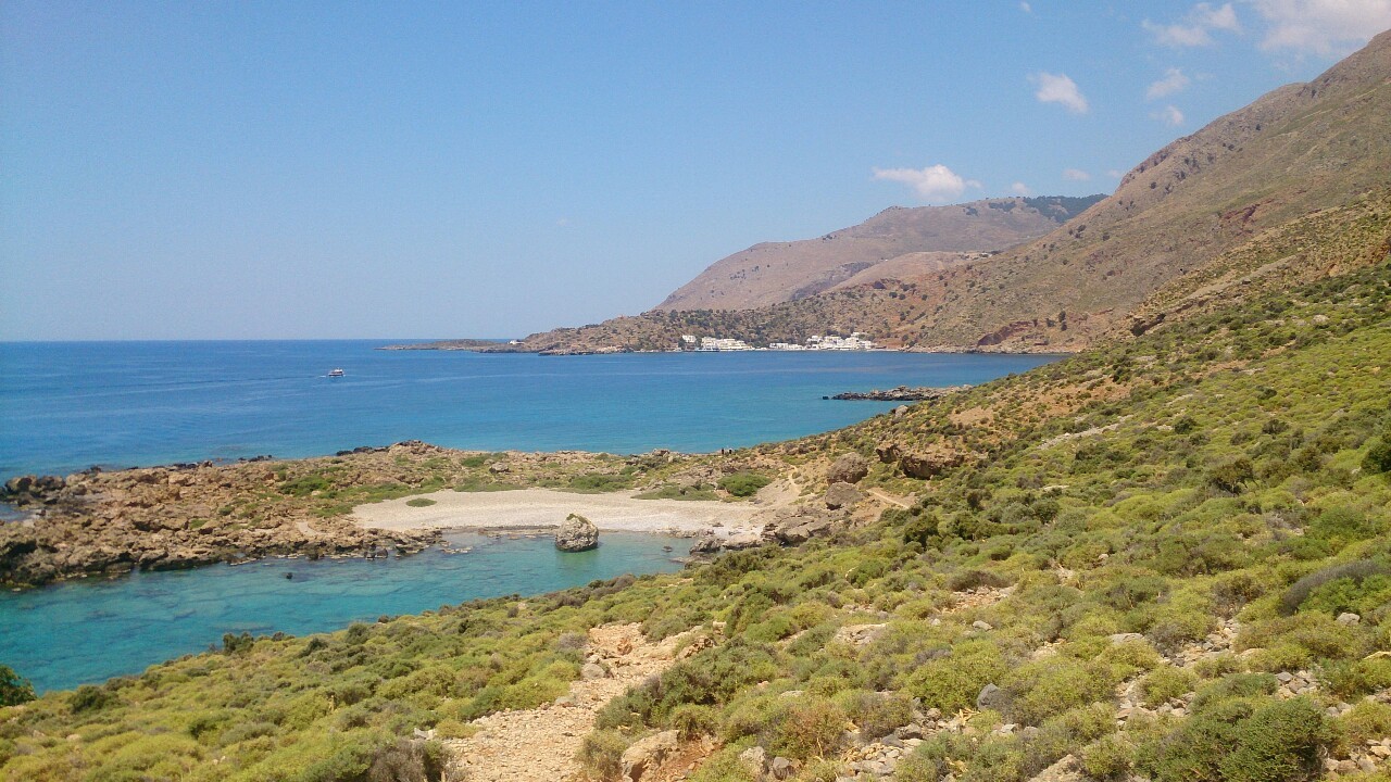 Walking the E4 heading towards Loutro. 
