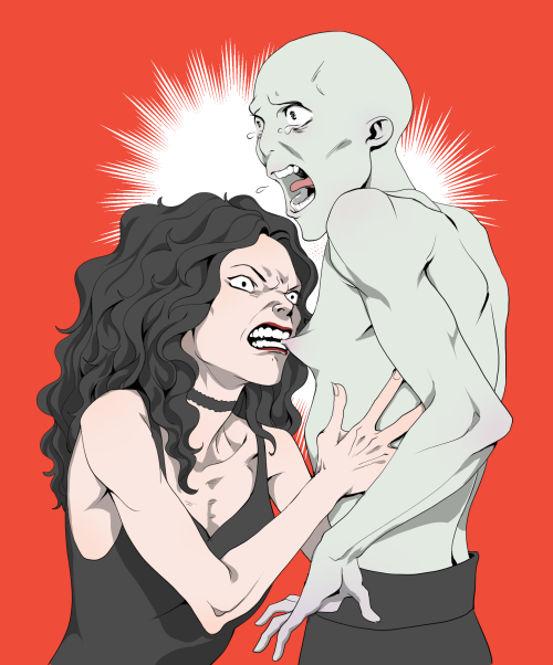 The wild sexual life of Voldemort and Bellatrix  