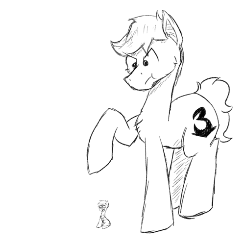 adventuresofthecolossalpony:  The Mod and Joey have a … Complicated relationship.