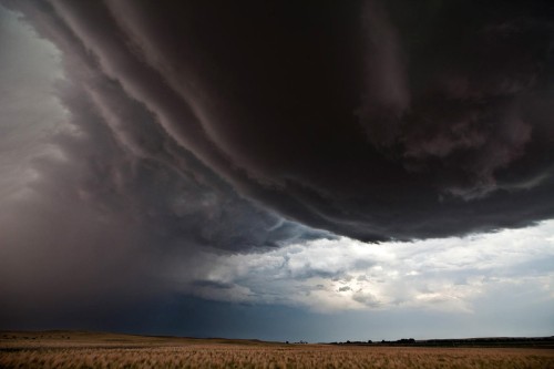  storm clouds above the American Midwest by Camille Seaman