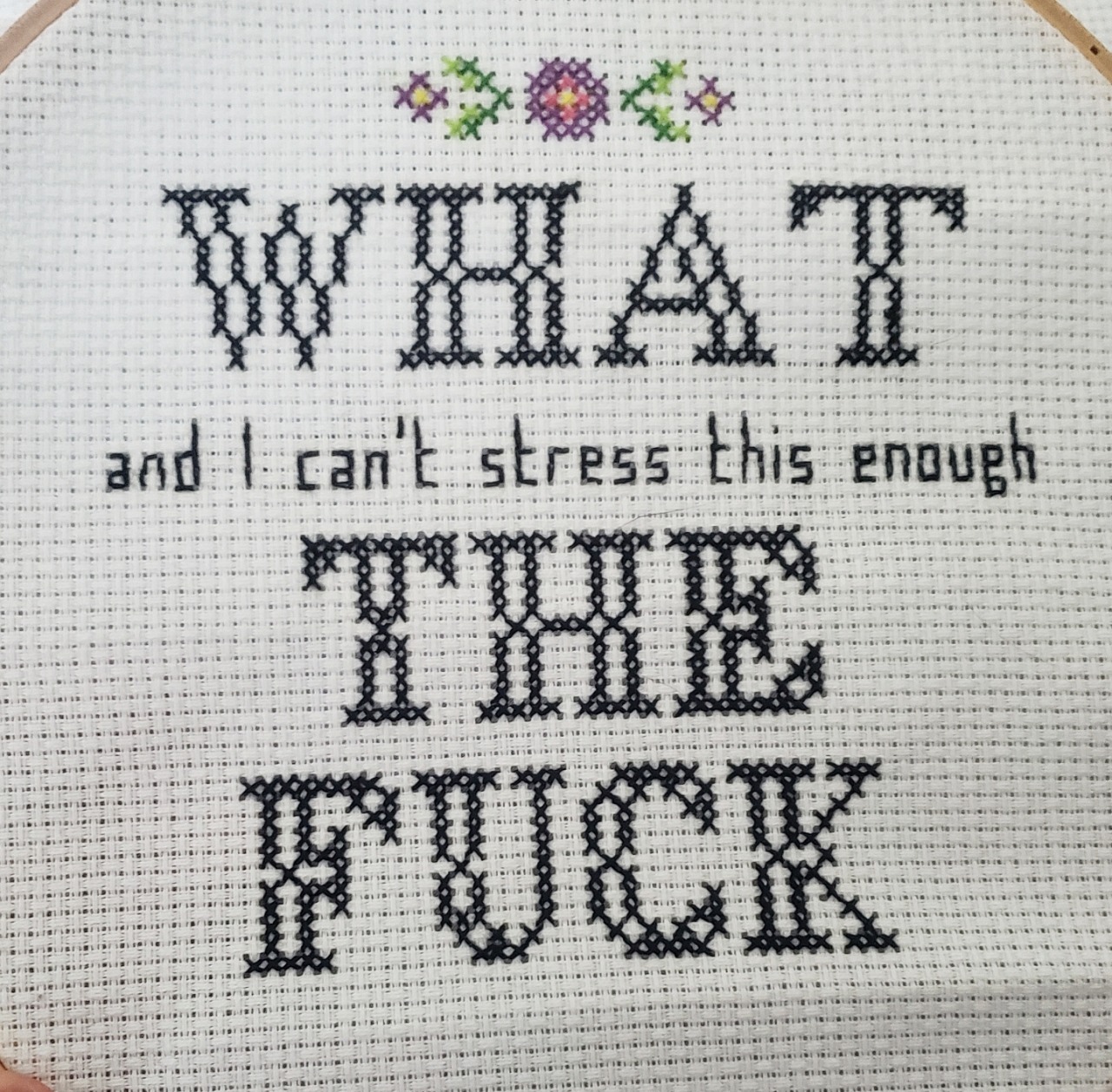 servicedoodle:  I finished this cross stitch today! 