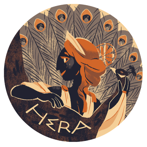 jeananasartblog:Hestia / Hera / (Apollo / Artemis / Demeter –&gt; to come) @jeananasartblo