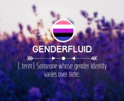 frogplushedgehog:  [THE GENDERQUEER SERIES] Genderqueer (.noun):   denoting or relating to a person who does not subscribe to conventional gender distinctions but identifies with neither, both, or a combination of male and female genders.   Get informed