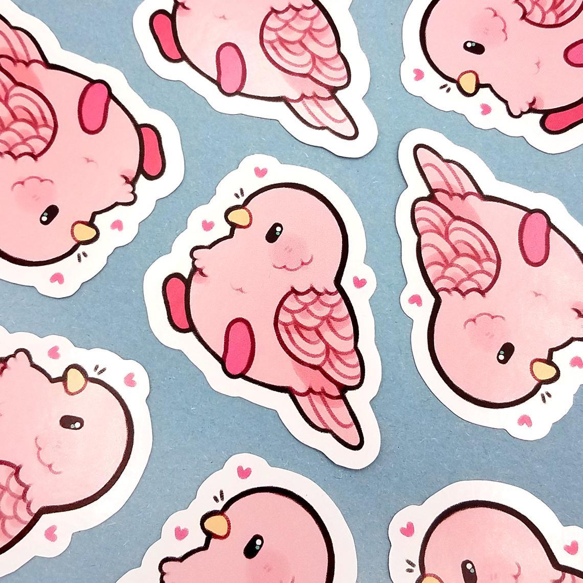 renee's art blog — some of the new bird stickers that are now in my