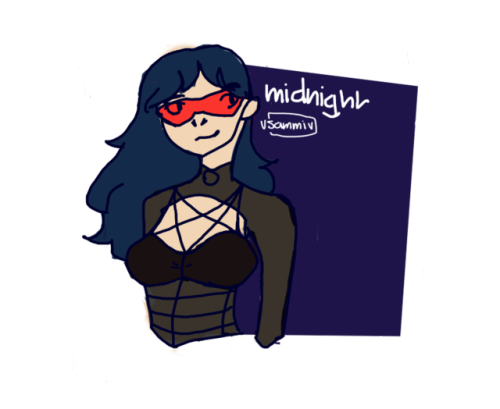musicalartblog:i did a quick sketch for a midnight redisign @softfart made earlier!!(theres a supris