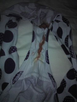  kate w  submitted:  my period panties