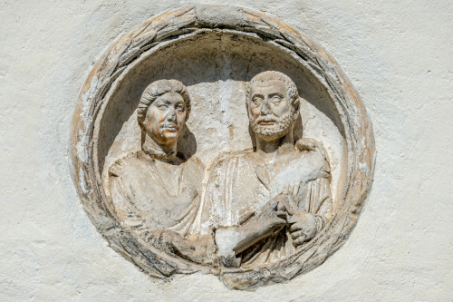 Roman portrait grave stone* Sankt Michael am Zollfeld * Maria Saal, Carinthiasource: Johann Jaritz /