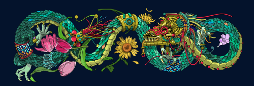 “Quetzalcóatl” La serpiente emplumada.  