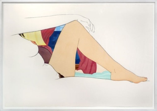 reckon:“Study for Bedroom Painting #75” by Tom Wesselmann   https://artsy.net/artwork/tom-wesselmann-study-for-bedroom-painting-number-75