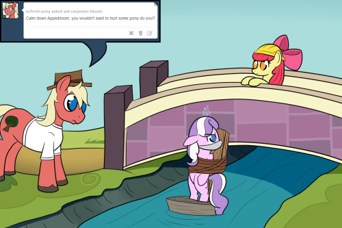 ask-carpenter-bloom:  [Applebloom]- Say wut?  xD