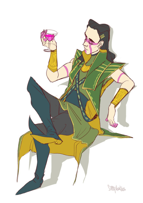 sillyvantas:who asked for a Loki “ruler-of-sakaar” version? no one?