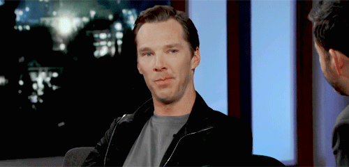 livingthegifs:Benedict Cumberbatch: Jimmy Kimmel Live, 2016. [X]By: thejennire ✦Send your request [x