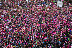 ambercxo:#WomensMarch #WomensMarchOnWashington #FemTheFuture #Day21of365 ❤️✊🏾✨