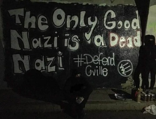 “The only good nazi is a dead nazi!#DefendCville”Elm City, Connecticut