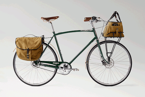 raadselachtig: beyondfabric: Filson x Shinola Bixby Bicycle Pretty.