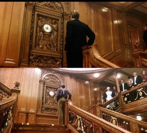 Did Anyone Else Think Of The Scenes In Titanic Where Jack Is Standing By The Clock When Ryou Was Also