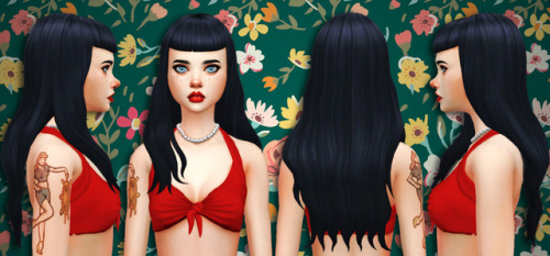 simduction:Mon Hair V1 by SimductionNew hair for females. Base game compatible, Comes in 18 colors, 