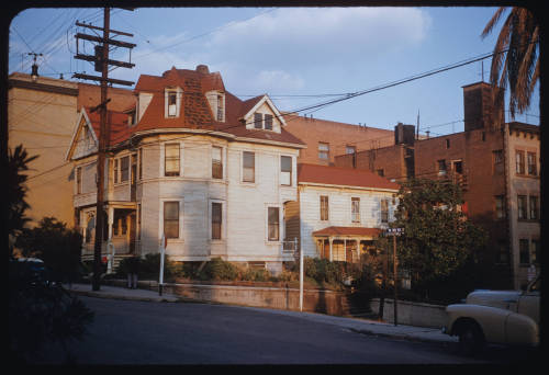 memoriastoica:Top: Melrose and Richelieu Hotels on South Grand Avenue, Los Angeles.Middle: Victorian