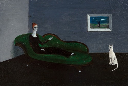 Gertrude Abercrombie (American, 1909-1977, b. Austin, TX, USA) - Untitled (Countess Narone on Chaise