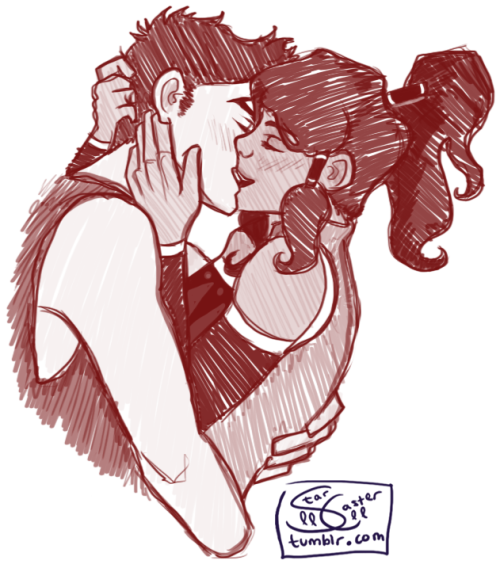 llstarcasterll: Winter break is made for watching Netflix and drawing Makorra trash.