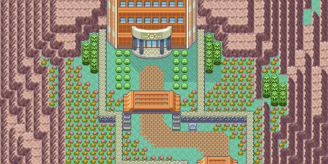 meteor-falls:  Ever Grande City, Hoenn Region 