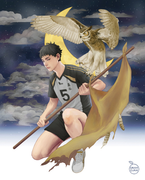 i had the honor of drawing both the cover illustration &amp; also a mini print for the @akaashiz