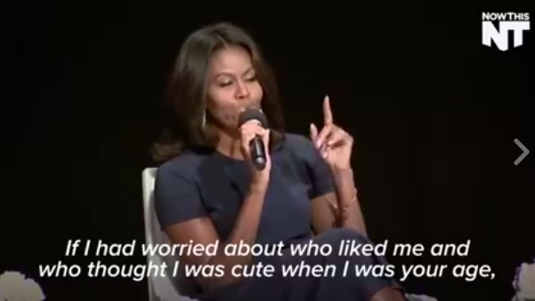 kyrenas:    Michelle Obama tells young girls to focus on their education, not boys!