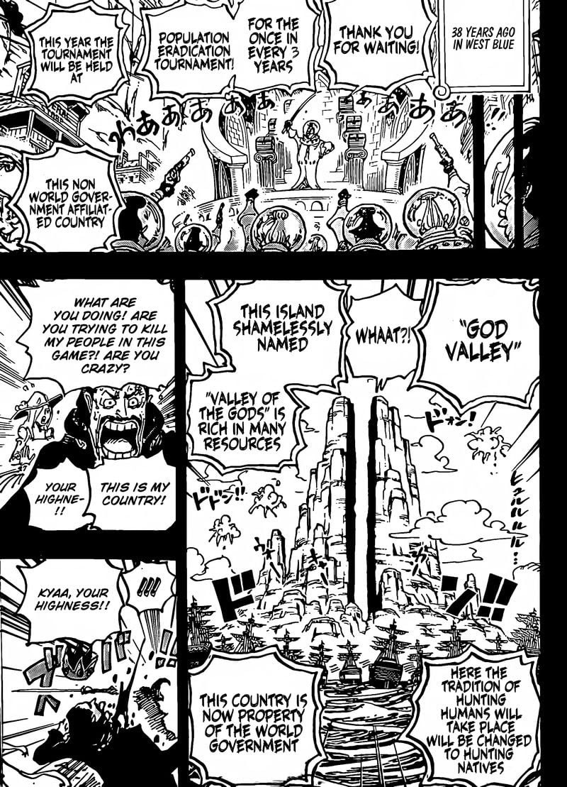 One Piece 1095 Sets Up God Valley