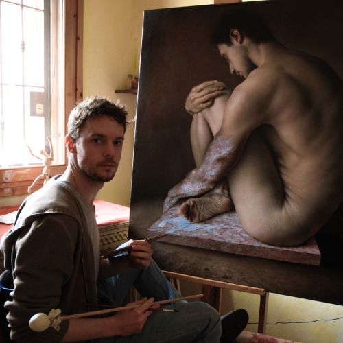 antonio-m:Marco Grassi (1987-present). Italian artist. Marco creates portraits with remarkable reali