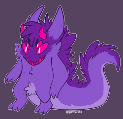 ottercola:  Someone at the stream yesterday asked if I had a pokesona and while i had a few sketched i never officially did anything with it so i decided to do one for real.Meet my devilly gengar-self B)  This is pretty fucking awesome! ^W^ 