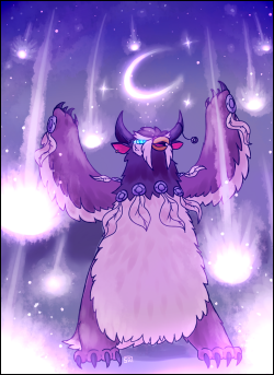 smash-chu:  I asked my dad what i should draw him for his birthday, and he relied with “something World of Warcraft themed” - as he really likes that game. So i drew a moonkin using ‘Starfall’. Took about 2 hours to finish ~