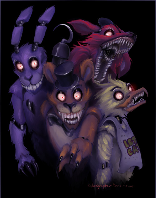 cyborgraptor:yaaay fnaf fanart whoooalso don’t follow me expecting more because I ain’t 